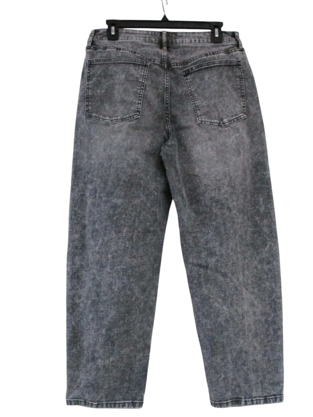 Rebecca Minkoff Studded Wide Leg Barrel Jeans Acid Wash Sz 10 Retro Boho Coastal